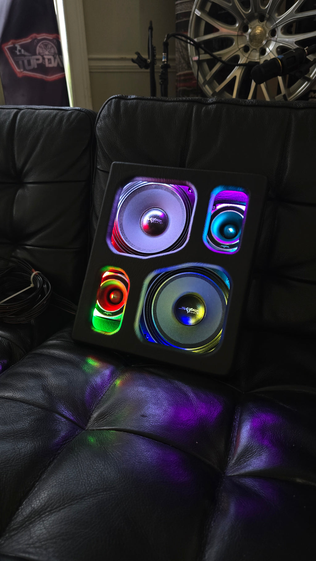 Custom CupHolder Speaker Panel- Any Vehicle